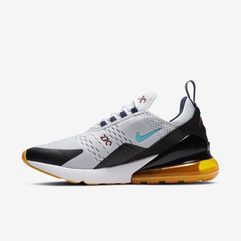 Nike air max 270 black white pure platinum best sale